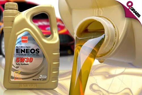 For QR89 Get a Four Liter Can of ENEOS 5W30 SM Fully Synthetic Petrol Engine Oil! (QR150 Value)